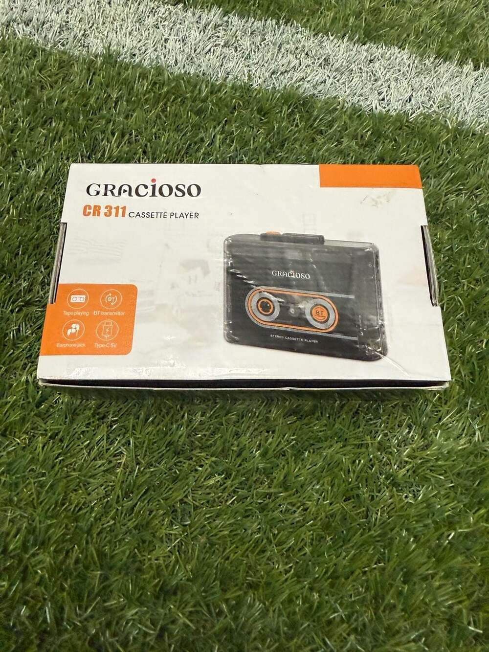 Gracioso CR 311 Cassette Player Bluetooth Stereo Tape Player